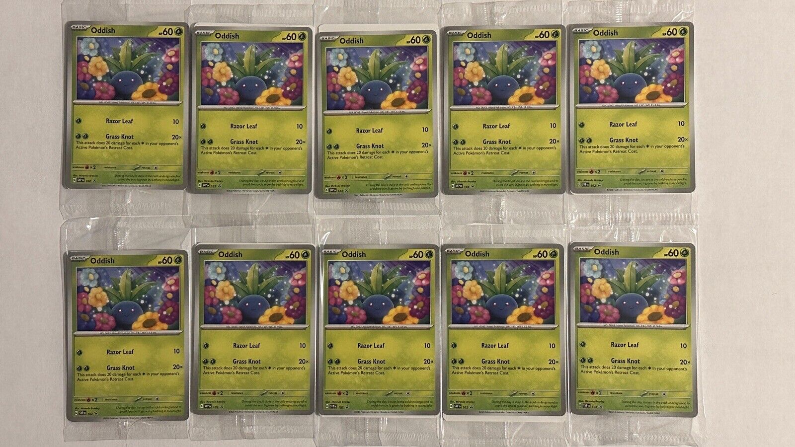Oddish SVP 102 Promo’s Path To The Peak Pokemon Card Sealed NM/M Lot Of 40