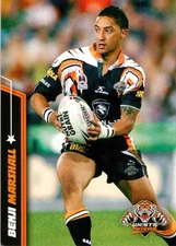2007 Wests Tigers NRL Select Champions Card - Benji Marshall