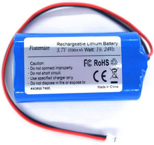5200Mah 3.7V Lithium Ion Battery with 2.0Pin JST-PH JST 2.0/2P Plug Rechargeable