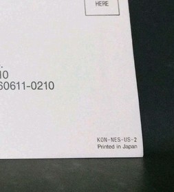 Konami Nes Registration Card KON-NES-US-2. Super C. Castlevania 3. Free Ship!!!!