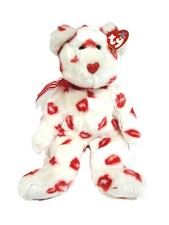 Ty Beanie Buddy Buddies Smooch the Bear 14" MWMT