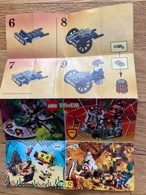 3 Lego Western: 6716 Weapons Wagon, 6712 S. Showdown, 6790 B. Wheelgun- all 100%