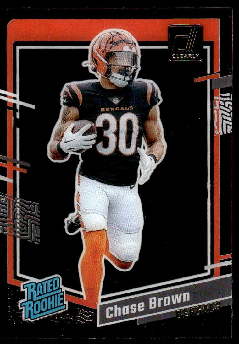 Chase Brown Panini Clearly Donruss #55 Base