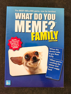 What Do You Meme? Family Edition Complete Card Game Ages 8-11, 3-20 Players 2020