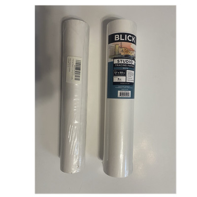 Blick Studio Tracing Paper Roll 12'' x 50 yd White Studio- SET OF 2 