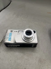 HP PhotoSmart M307 3.2MP Digital Camera Silver No Memory Card Tested & Works