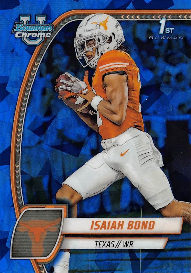 2024 Bowman University Chrome Sapphire Edition #60 Isaiah Bond