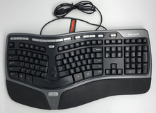 Microsoft Natural Ergonomic Keyboard 4000 v1.0 Wired USB Black 1048 X823051-001