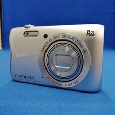 Nikon COOLPIX S3700 Digital Camera with AC Adapter  Charger Used
