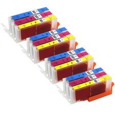 12 C/M/Y Printer Ink Cartridges for Canon PIXMA MG5450S, MG6340, MX920