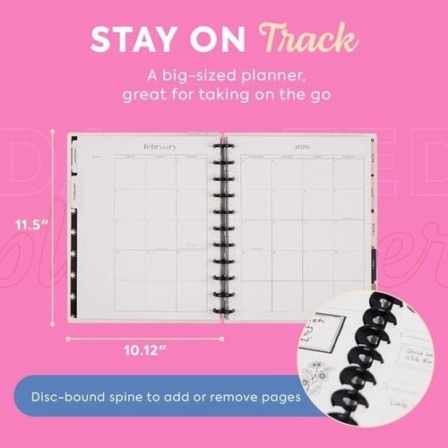 Happy Planner Disc-Bound Planner Jan.–Dec. 2026, Includes 3 Extra Months and ... - Picture 5 of 6
