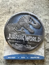 Jurassic World [Blu-ray/DVD/Digital, 2-Disc Set, Collectors Tin] NEW