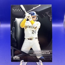 2026 Topps Chrome Black MLB Baseball William Contreras Brewers