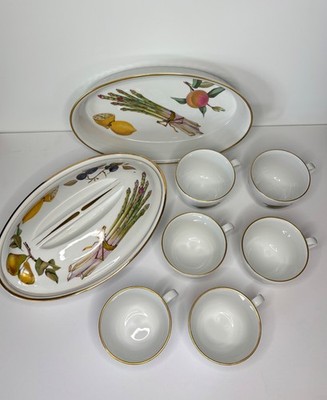 Royal Worcester Evesham Gold Bundle Set Of 8 Items + 1 Lid - For 9 Total Items