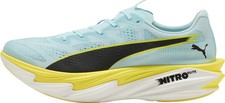 Puma Deviate Nitro Elite 4 Mens Running Shoes Green Lightweight Racing Trainers