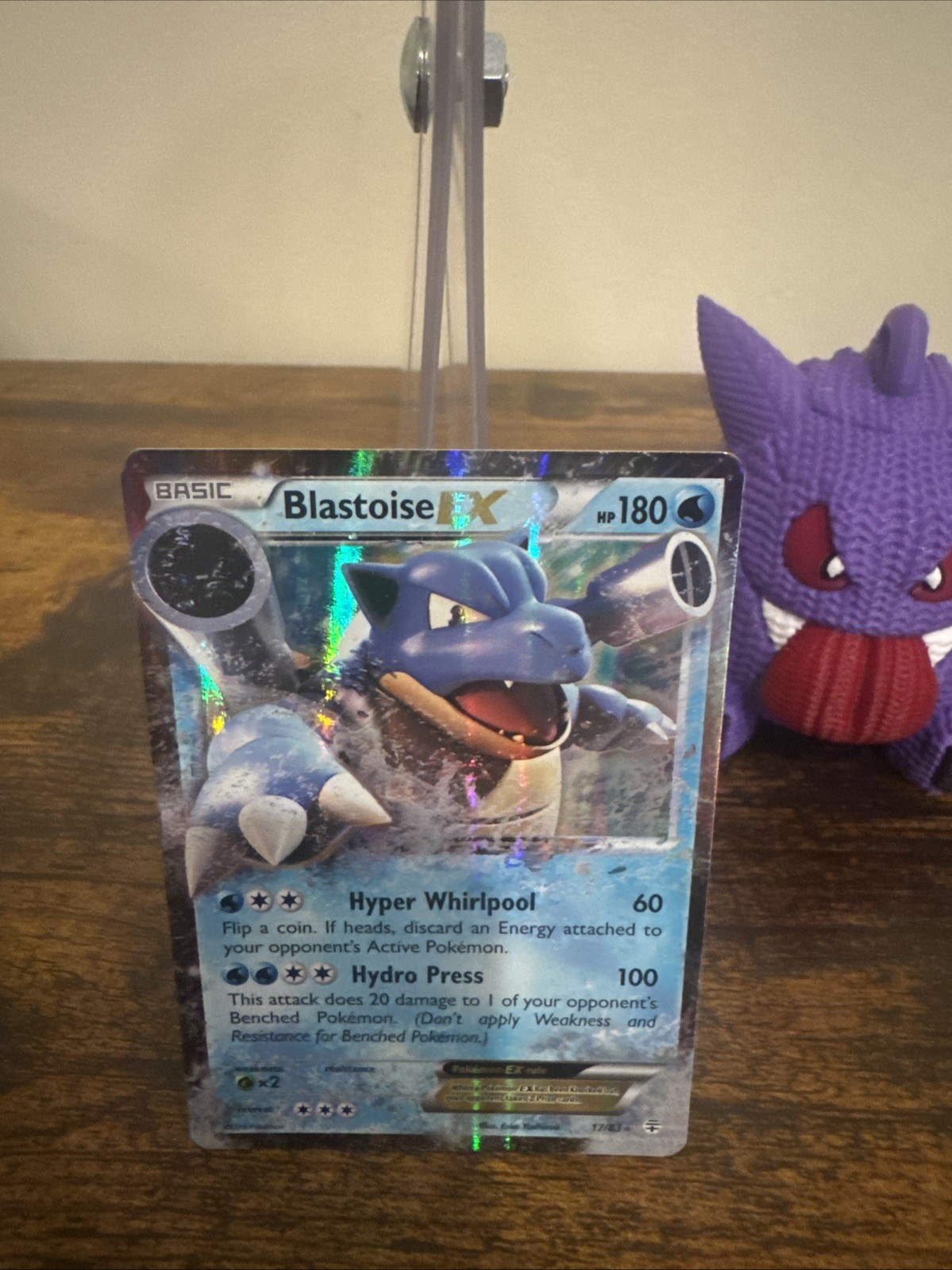 Pokémon TCG Blastoise-EX 17/83 Ultra Rare Holo LP Generations