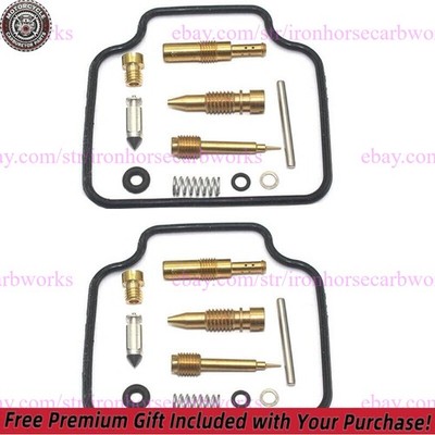 2X FOR Honda CMX450C CMX450 C 86-87 Carburetor Repair Kit Floating Needle Gasket