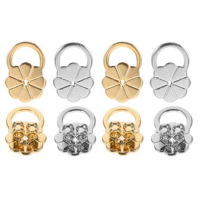 8 Pcs Ohrringverschlüsse Für Stecker Ohrring-Stützrücken Schwere Ohrringstützen