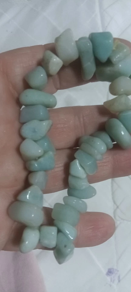 Jade, turquesa, ágata de árbol, amazonita, aventura, cuentas y dijes ojo de gato Foto 3 de 4