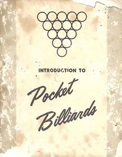 Introduction to Pocket Billiards Vintage 1950s Pool Game Instruction Booklet