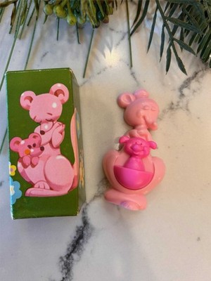 Vintage Avon Fragrance Glace Pin Pal - Rock-A-Roo Kangaroo & Baby Joey NEW!