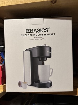 Single Serve One Cup Coffee Maker   K Cup/Grounds, Mini 6 12oz Portable New!