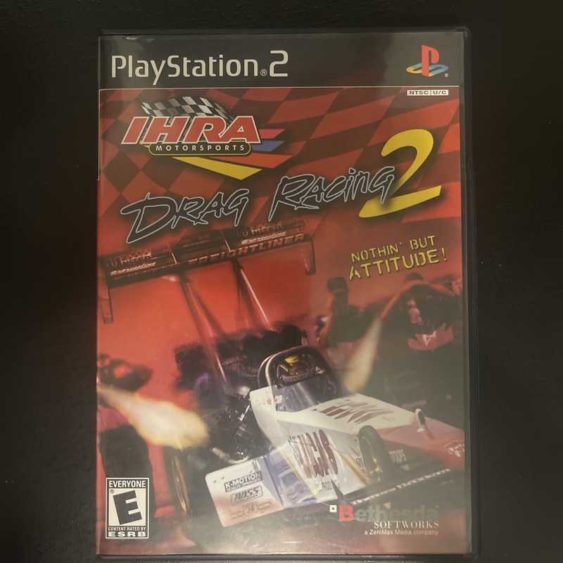 IHRA Motorsports Drag Racing 2 (Sony PlayStation 2, 2002) (working) 