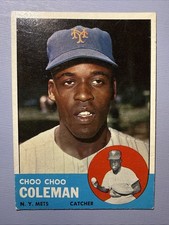 Choo Choo Coleman #27 - 1963 Topps Baseball