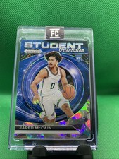 2024 Prizm Draft Picks JARED MCCAIN Student Orientation Cracked Ice (RC) #20 Mag