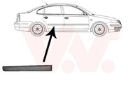 Zier-/Schutzleiste TüR VAN Wezel 5836426 FüR Passat VW 3B2 B5 3B3 Variant 3B6