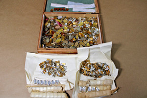 3 lbs Assorted Flat-back Glass Crystal Clear Rhinestone Jewels, West German Rare