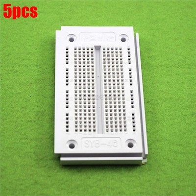 5Pcs Solderless Pcb Bread Board SYB-46 Test Develop 270 Points Ic New ew