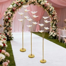 3PCS Butterfly Standing Lamp Floor Lamp for wedding Party Atmosphere Lamp 5*LEDs