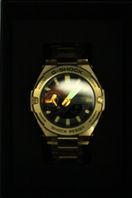 CASIO G-SHOCK GST-B500GD-9AJF G-STEEL Gold Black Carbon Bluetooth