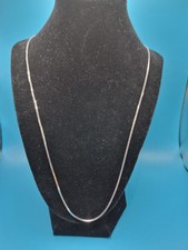 Sterling Box Kette, 24 verstellbar unten 2mm ...