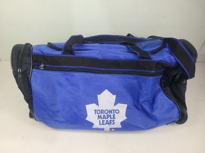 Vintage Toronto Maple Leafs Hockey Equipment Duffle Bag Blue (18''x10''x12'')
