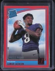 2018 Panini Donruss Press Proof Red #317 Lamar Jackson RC Rookie