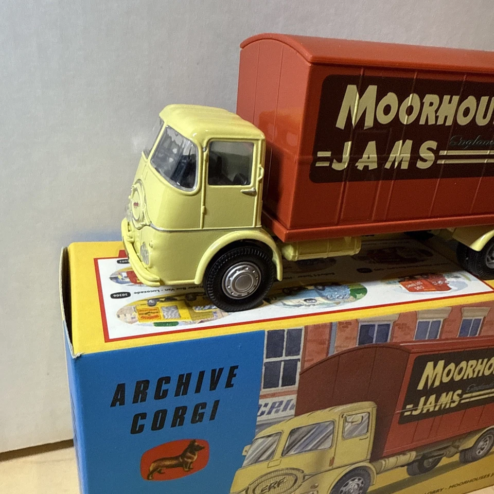 Corgi Classics #11101 ERF BV Caja Camión Moorhouses Jam Archive Corgi 1:50 Foto 3 de 4