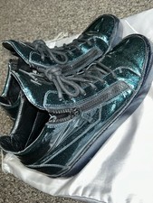 Giuseppe Zanotti Men’s Limited Edition Blue High top Sneakers