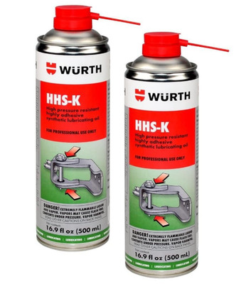 Smilyeez Listing for Wurth HHS-K Hinge Lubricant aerosol can 500 mL (2 Cans)