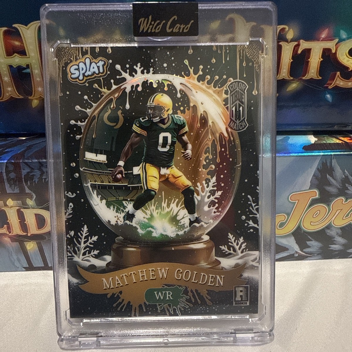 Wild Card Splat Color Match True 1/1 Case Hit Matthew Golden | eBay
