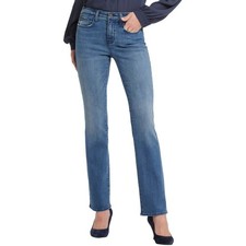 NYDJ Women's Barbara Bootcut Jeans Size 4 Blue Cascade Wave NWT