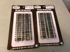 atlas ho scale code 100, 2 packs straight track 847 new in package