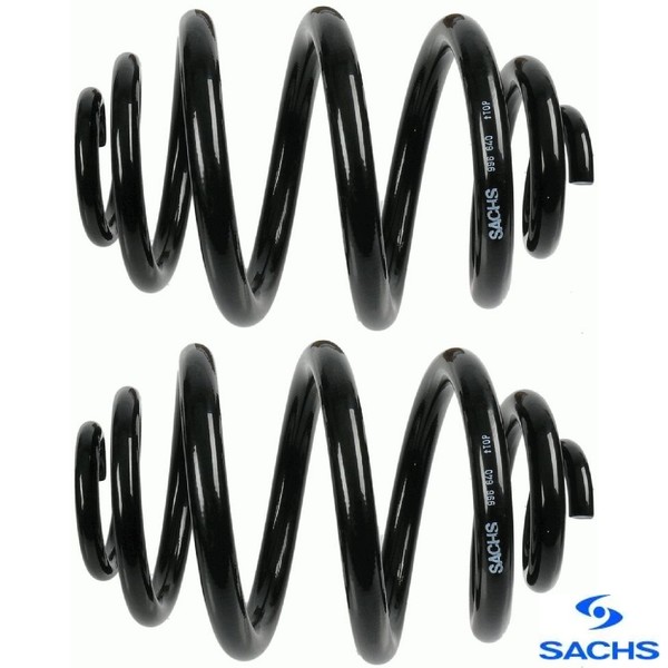 2X Fahrwerksfeder Sachs 996640 2 Federn Satz Federnsatz-image