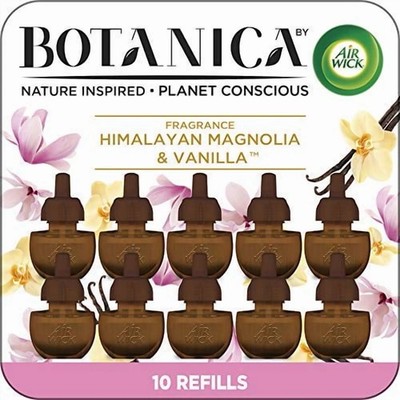 Botanica by Air Wick Plug in Scented Oil Refill, 10ct MAGNOLIA VANILLA Scent
