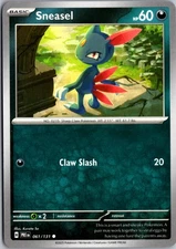 Sneasel Common SV: Prismatic Evolutions 061/131 NM