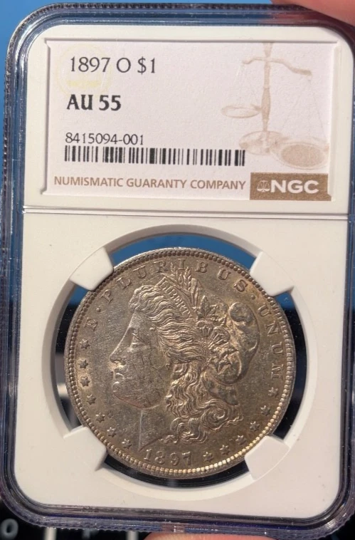 招*@様 1897年 PCGS AU55 5シリング硬貨 AU 55 Graded 1897 Year Morgan US Dollars (1878-1921) for sale | eBay