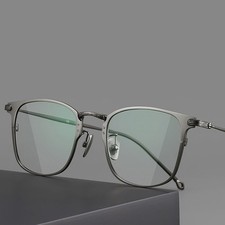 Ultra Light Pure Titanium Reading Glasses Men Women Retro Square Readers Eyewear