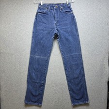 Vintage Wrangler 13MWZG Western Jeans Cowboy Cut Straight Leg Blue Denim Rodeo