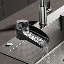 Black Dishwasher Air Gap Cover Water Ramp Silicone Splash Guard, Universal ...
